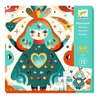 Djeco Djeco - Coffret de Collages Métallisés, Harmonie