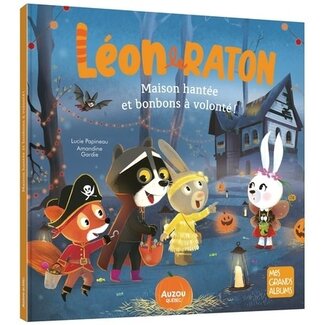 Auzou Auzou - Book, Léon le Raton, Maison Hantée et Bonbons à Volonté!