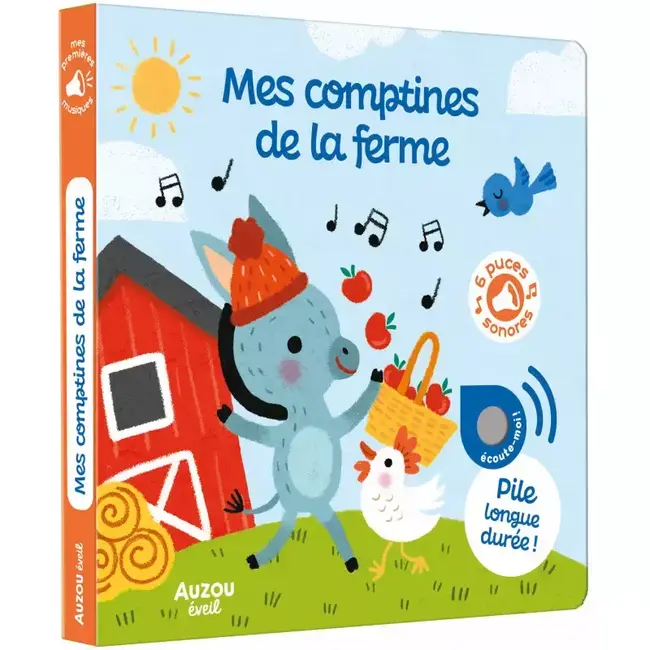 Auzou Auzou - Book, Mes Comptines de la Ferme