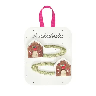 Rockahula Kids Rockahula Kids - Paquet de 2 Barrettes, Maisons en Pain d'Épices