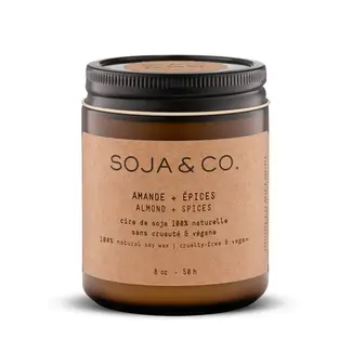 SOJA&CO. SOJA&CO. - 8oz Candle, Almond and Spices