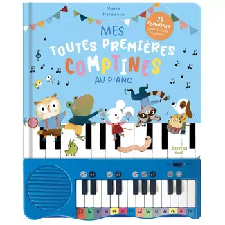 Auzou Auzou - Musical Book, Mes Toutes Premières Comptines au Piano