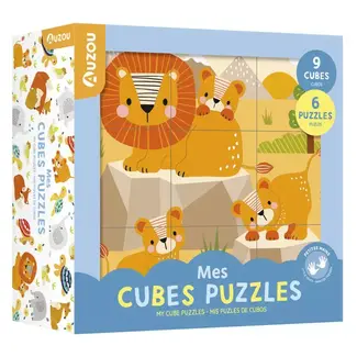 Auzou Auzou - My Cube Puzzles, Baby Animals