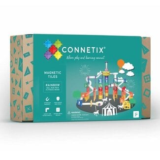 Connetix Connetix - Building Set with Magnetic Tiles, 92 Pieces Ball Run Pack