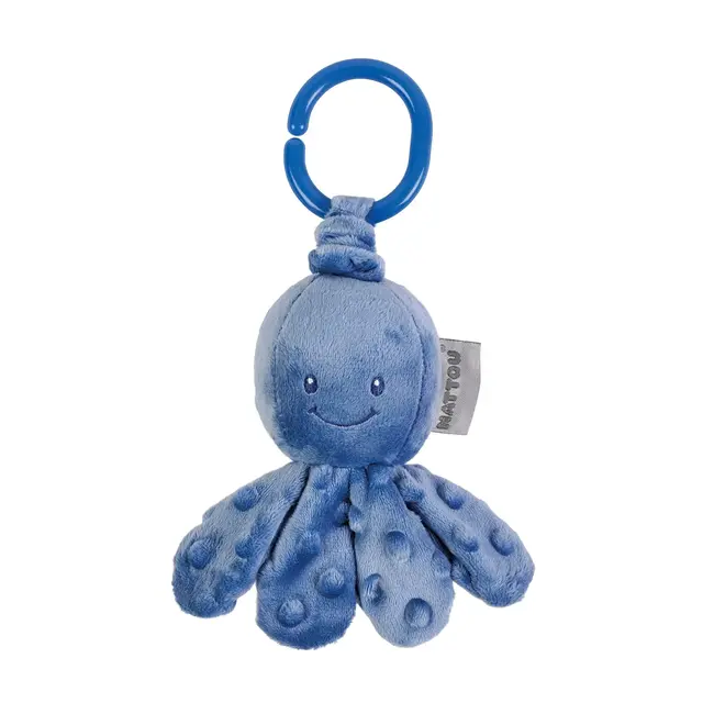 Nattou Nattou - Vibrating Octopus Toy, Blue