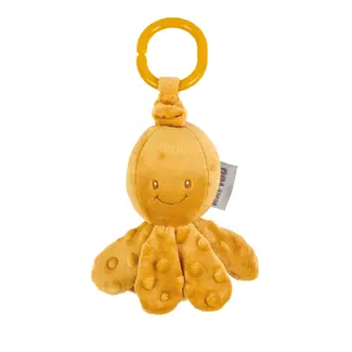 Nattou Nattou - Vibrating Octopus Toy, Ocher