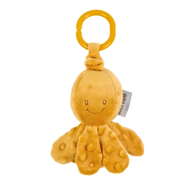 Nattou Nattou - Vibrating Octopus Toy, Ocher