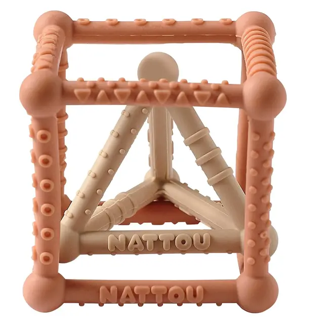 Nattou Nattou - Set of 2 Silicone Toys, Terra and Sand