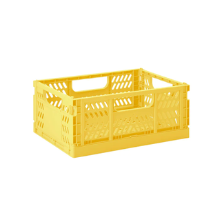 3 sprouts 3 Sprouts - Foldable Storage Box, Medium, Yellow