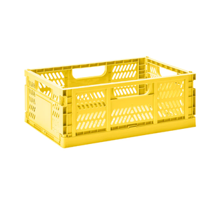 3 sprouts 3 Sprouts - Foldable Storage Box, Large, Yellow