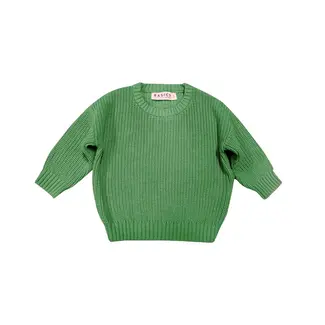 Les petites natures Les petites natures - Knitted Sweater, Jelly Green