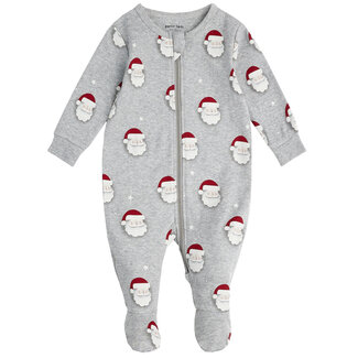Petit Lem Petit Lem - Pyjama à Pattes en Coton Biologique, Père Noël