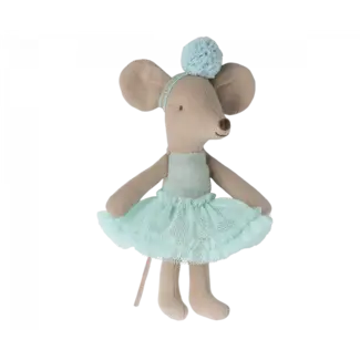 Maileg Maileg - Little Sister Mouse Ballerina, Mint