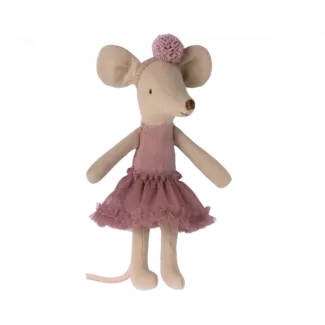Maileg Maileg - Big Sister Mouse Ballerina, Heather