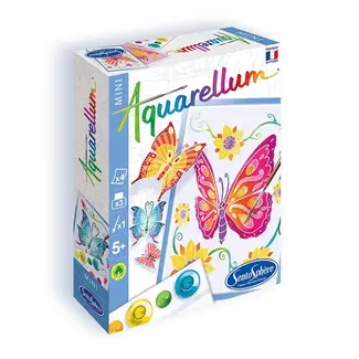 Aquarellum Aquarellum - Ensemble de Peinture à l'Aquarelle Mini, Papillons