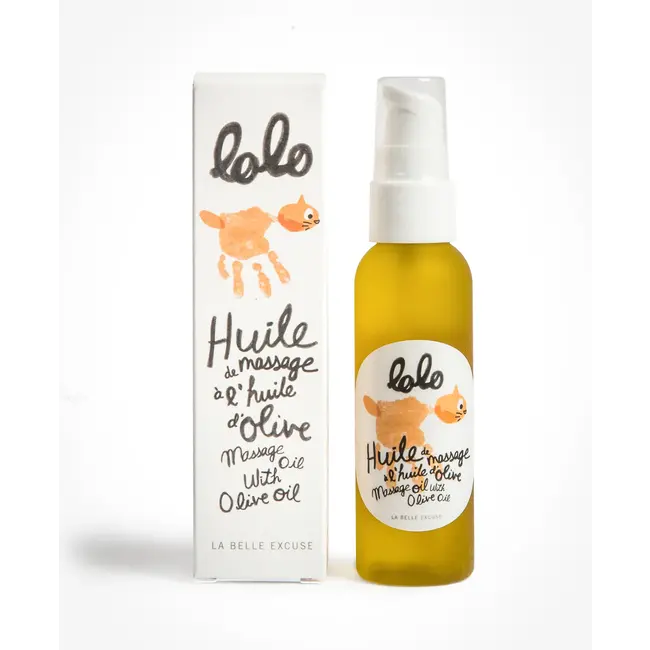 Lolo et moi Lolo et Moi - Massage Oil with Olive Oil, 60ml