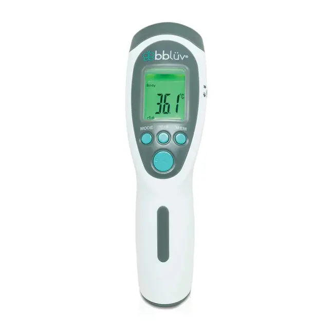 bblüv - Kräb - Thermomètre en degrés et jouet de bain 3-en-1