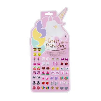 Great Pretenders Great Pretenders - Boucles d'Oreilles Autocollantes, Licorne