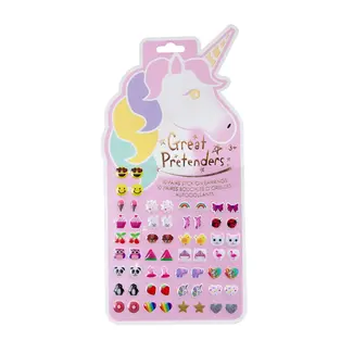 Great Pretenders Great Pretenders - Sticker Earrings, Unicorn
