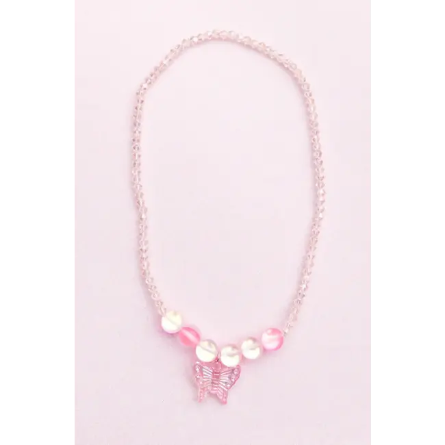 Great Pretenders Great Pretenders - Necklace, Holo Crystal Pink
