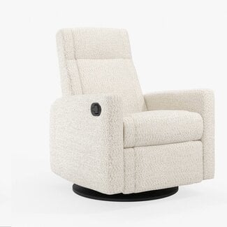 Jaymar BB Jaymar BB - Fauteuil Pivotant Inclinable Nelly, Peluche Perle