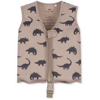 Konges Sløjd Konges Sløjd - Neoprene Ruffle Float Vest, Dinosaur Silhouettes