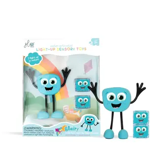 Glo Pals Glo Pals - Toy with 2 Water-Activated Light Up Cubes, Blair 2.0