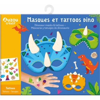 Auzou Auzou - My Artist's Pocket, Masks and Tattoos, Dino