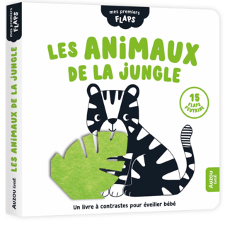 Auzou Auzou - Book, Mes Premiers Flaps, Les Animaux de la Jungle
