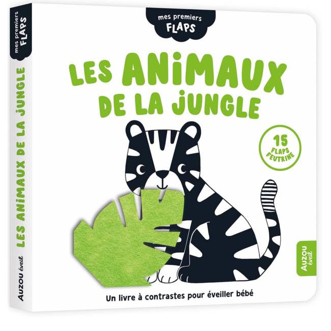 Auzou Auzou - Book, Mes Premiers Flaps, Les Animaux de la Jungle
