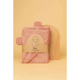 Kiin Baby Kiin. - Bamboo Hooded Towel, Blush