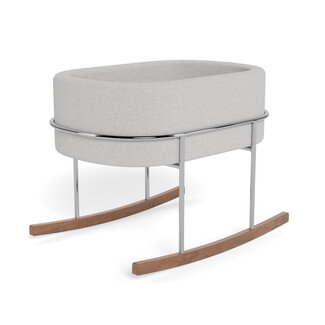 Monte Design Monte Rockwell - Bassinet, Fog Grey - Quick Ship Program