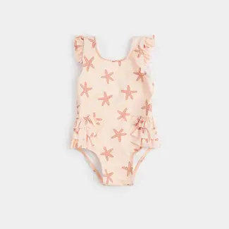 Petit Lem Petit Lem - Ruffled Swimsuit, Starfish
