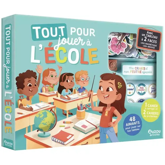 Auzou Auzou - Coffret Tout pour Jouer à l'École