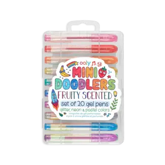 Ooly Ooly - 20 Mini Doodlers Fruity Scented Gel Pens
