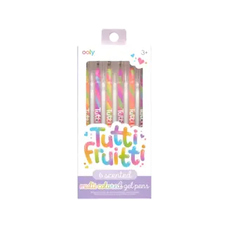 Ooly Ooly - 6 Scented Gel Pens, Tutti Fruitti