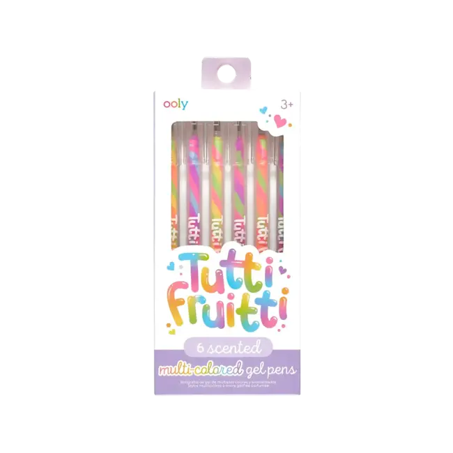 Ooly Ooly - 6 Scented Gel Pens, Tutti Fruitti
