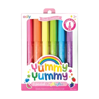 Ooly Ooly - 6 Yummy Yummy Scented Highlighters