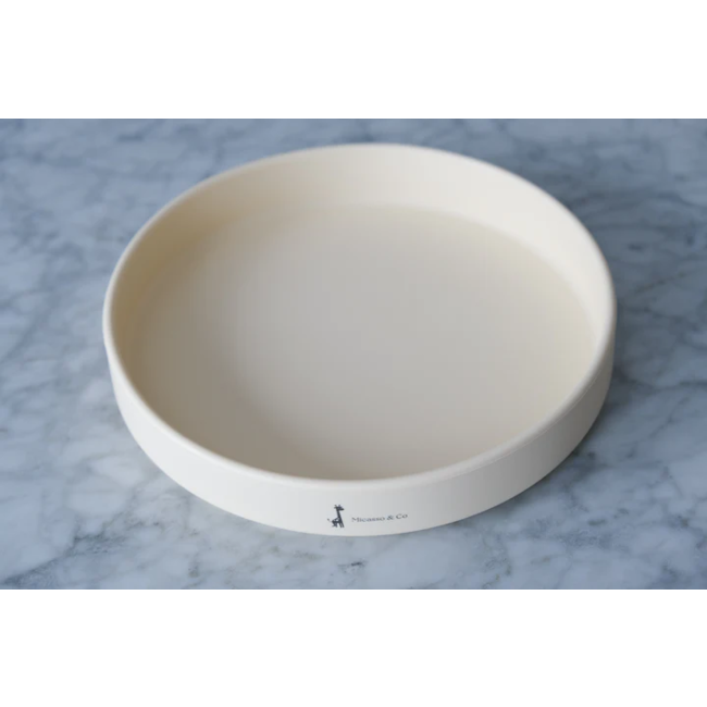 Micasso & Co Micasso & Co - Large Silicone Plate, Cream