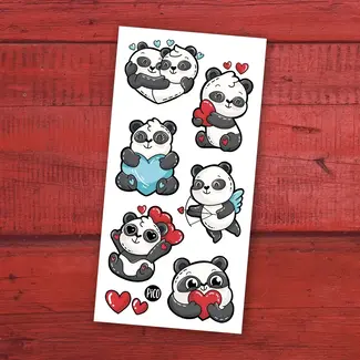 Pico Tatouages Temporaires Pico Tatoo - Temporary Tattoos, Panda Lovers