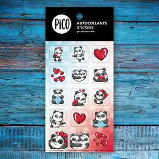 Pico Tatouages Temporaires Pico Tatoo - Stickers, Panda Lovers