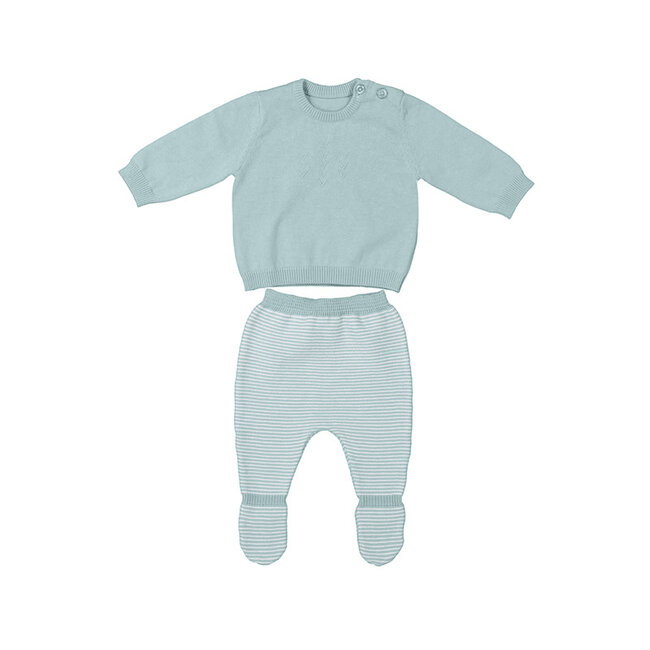 Mayoral Mayoral - Sweater and Footed Pants Set, Crystal
