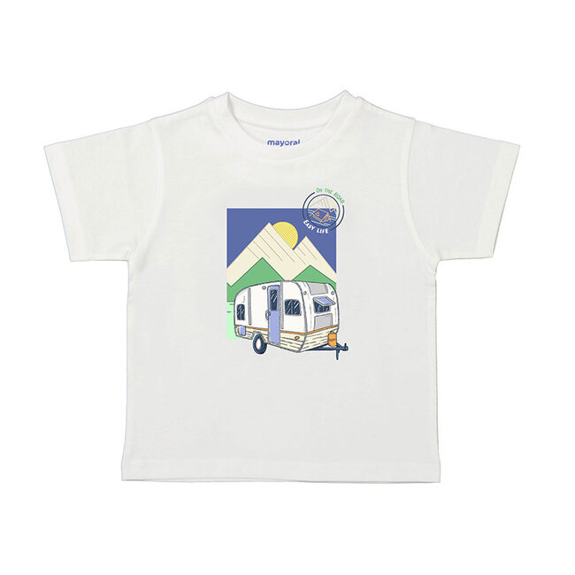 Mayoral Mayoral - T-shirt Caravane, Blanc