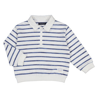 Mayoral Mayoral - Collar Sweater, Ink Stripes