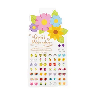 Great Pretenders Great Pretenders - Sticker Earrings, Spring Flowers