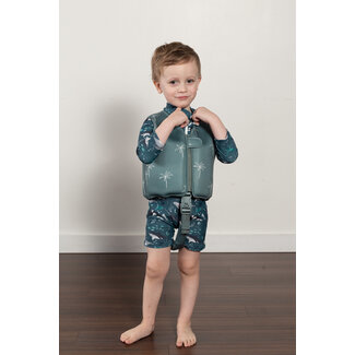 Current Tyed Clothing Current Tyed Clothing - Swim Vest, Green Palms