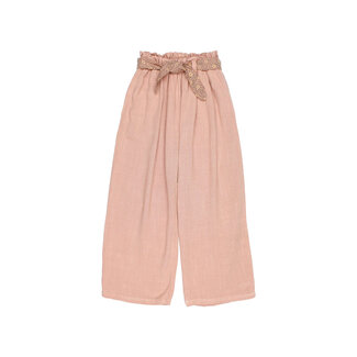 Búho Búho - Flowy Cotton Pants, Clay Pink