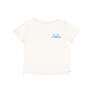 Búho Búho - T-shirt Coucher de Soleil, Talc