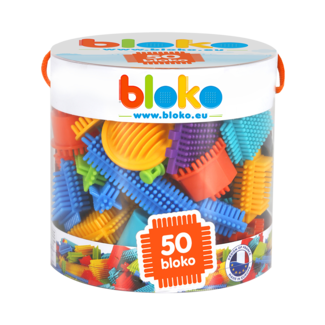 Bloko - Bucket of Blocks 50 Pieces