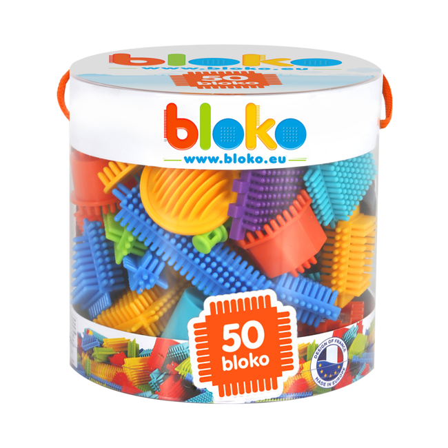 Bloko - Bucket of Blocks 50 Pieces